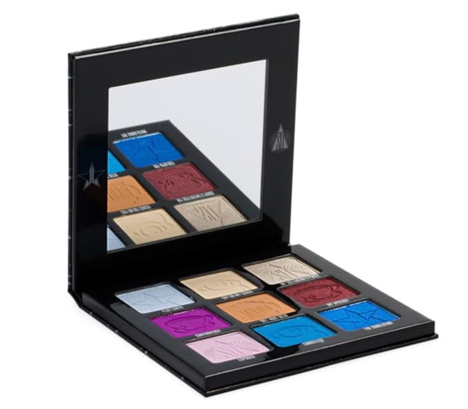 Jeffree Star Cosmetics Weirdo Mini Palette + Mini Controversy & Black Jeffree Star Approved Mascara Bundle of 3, Red-GlimoraGlow