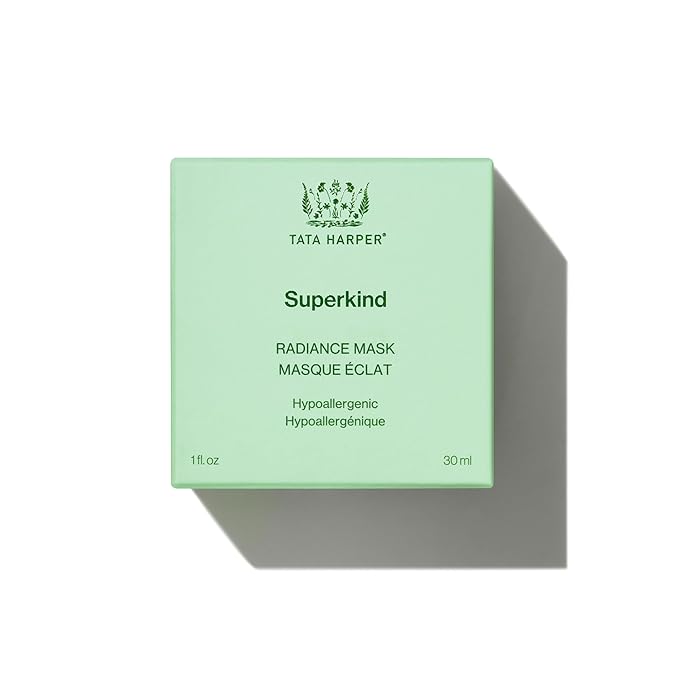 Tata Harper Superkind Radiance Mask, Gentle Glow Mask for Sensitive Skin, Skin Barrier Support, Hypoallergenic Skincare, Fragrance Free, Natural Skincare, Dermatologist Tested, Vegan, 30ml-GlimoraGlow