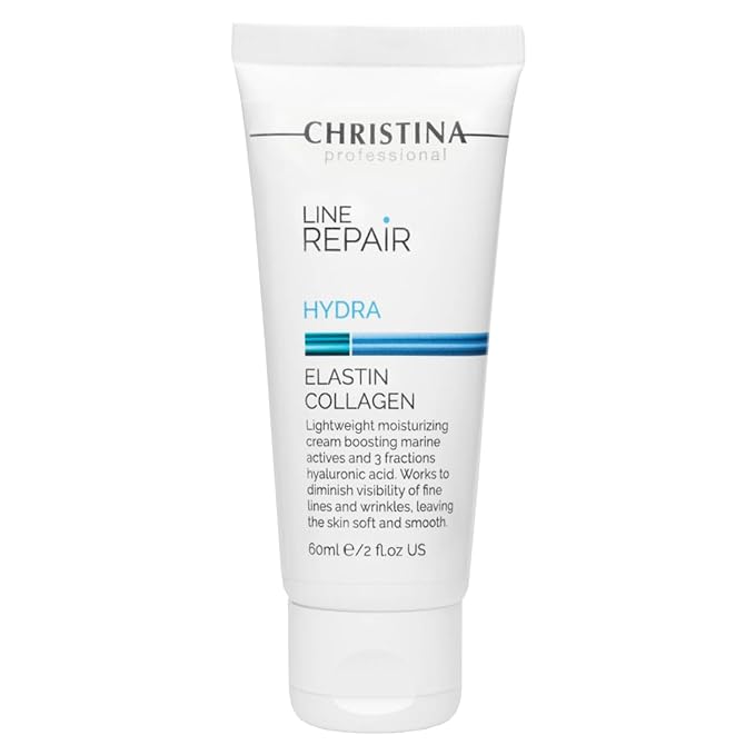 Christina Line Repair Elastin Collagen Cream for Face with Hyaluronic Acid | Face Repair Cream Nourishes and Replenishes the Skin 60ml / 2 fl.oz-GlimoraGlow
