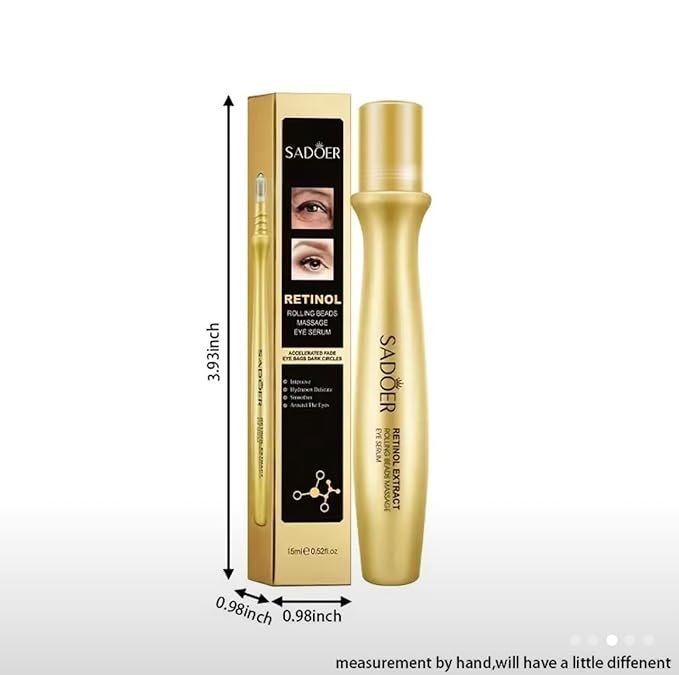 Retinol Eye Serum (Rolling Bead Massage)-GlimoraGlow