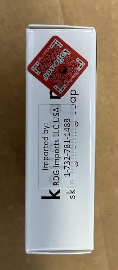 Kojie San Face & Body Shower Set - The Original Kojic Acid Soap, Dark Spot Remover Bar Soap with Coconut & Tea Tree Oil – 65g x 8 Bars with Leafa Soap Net, Brush and Soap Dish-GlimoraGlow