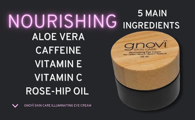 Illuminating Eye Cream Anti-Puffiness and Nourishing Dark Circle Remover (20ml)-GlimoraGlow