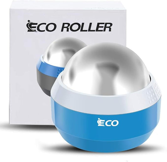 iECO Cryosphere Cold Massage Roller Ball - Massage Ball for Cold & Heat Relief, Myofascial Release, Trigger Point Therapy, Muscle Knots - Deep Tissue Ice Massager-GlimoraGlow