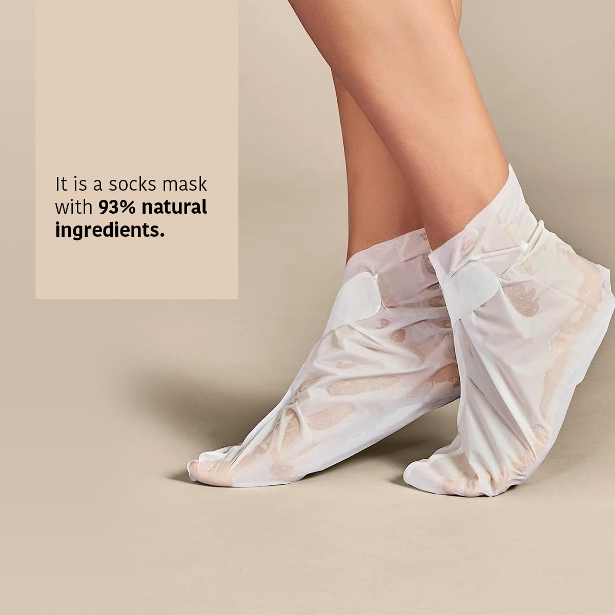 IROHA NATURE Nourishing Foot Mask Socks with Argan & Macadamia Oil | 15 Pairs | Intensive Treatment for Dry & Dehydrated Feet | Flash Effect | Natural & 100% Vegan-GlimoraGlow