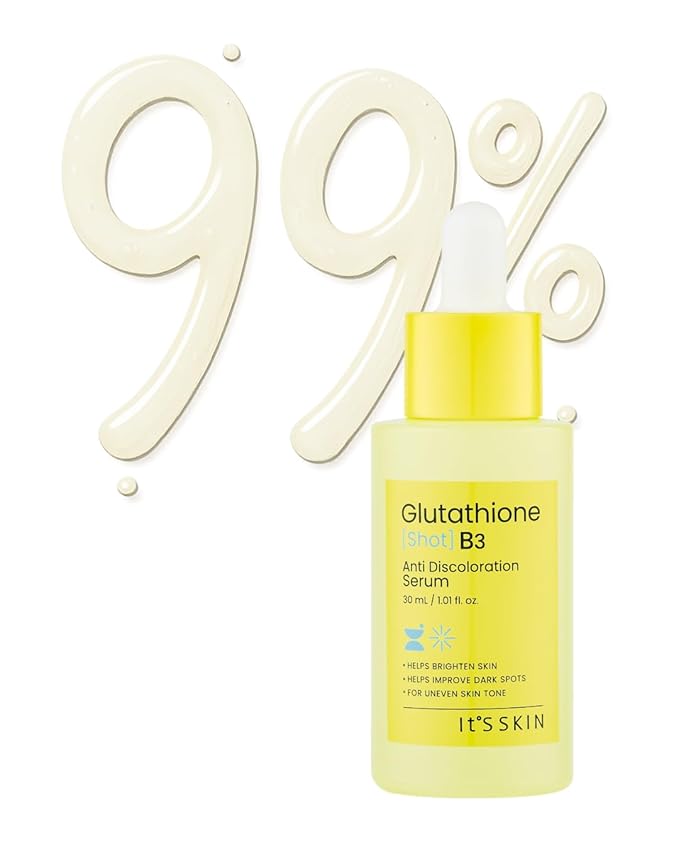 It'S SKIN Glutathione Shot B3 Serum 1.01 Fl Oz, Niacinamide Facial Serum, Dark Spot Corrector, Face Exfoliation, Hydrating Serum for Hyperpigmentation, Acne Scars, Blemish Spot, Korean Skincare-GlimoraGlow