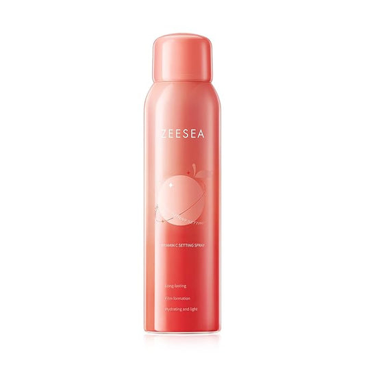 zeesea Vitamin C Hydrating Makeup Setting Spray for Face,Waterproof Make up Setting Fixer Mist type Spray,Long-lasting for 16 hours,Oil Control, 3.52 Fl oz, 100 ml-GlimoraGlow