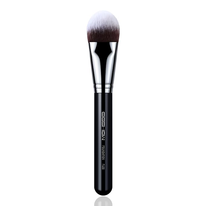 EIGSHOW Flat Foundation Brush, Large Face Makeup Brush with Soft Dense Synthetic Bristles for Blending Liquid Cream Powder (F628)-GlimoraGlow