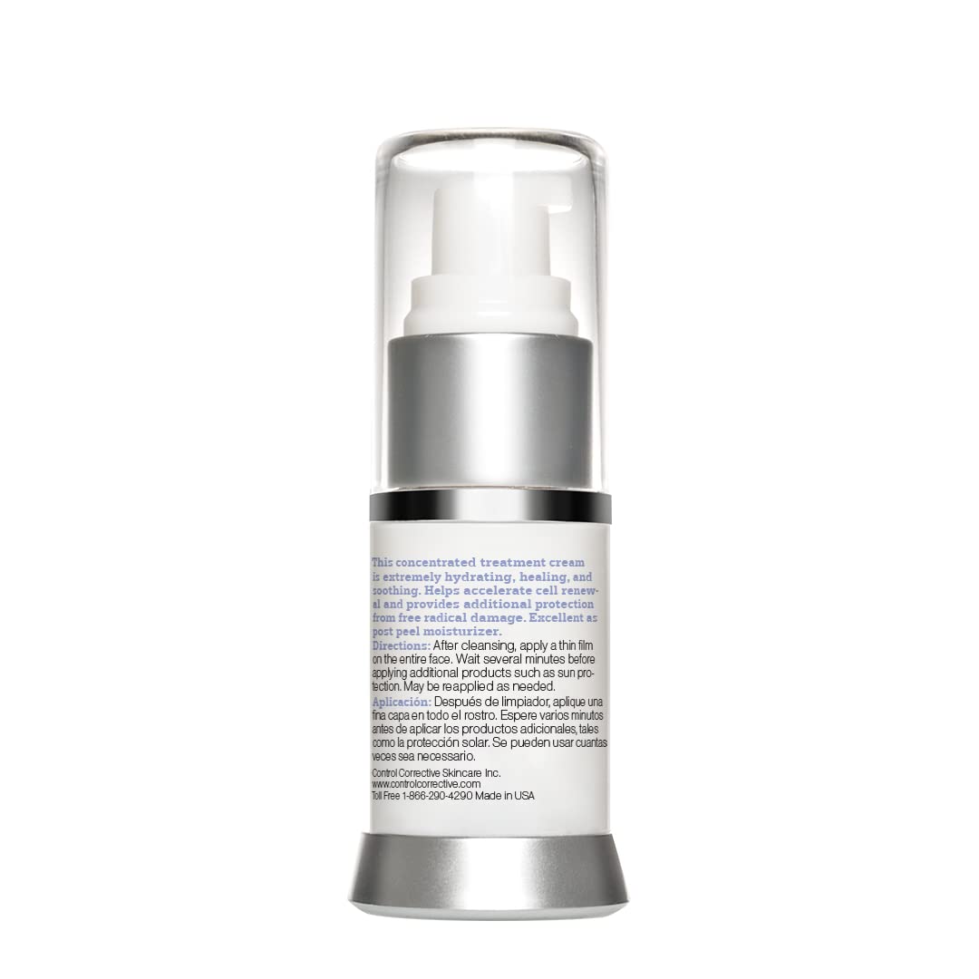CONTROL CORRECTIVE Growth Factor Treatment Cream, 0.5 Oz - An Elegant Facial Cream For Calming Down Skin After Peels, Microdermabrasion Or Retinol Usage, Diminishes Visible Scars, Soothes Irritation-GlimoraGlow