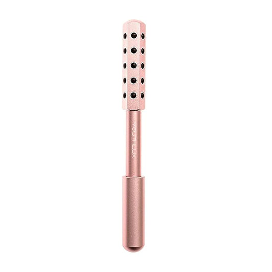 Radiance Roller - Germanium Stone Uplifting Face Beauty Massage Tool/Roller/Wand for Skin Tightening, De-Puffing, Sculpt/Lift, Anti-Aging | Uplift Face Roller, Facial Roller (Rose Gold)-GlimoraGlow