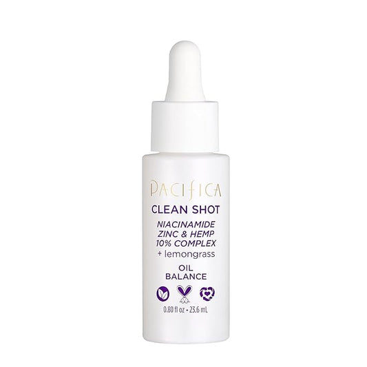 Pacifica Clean Shot Niacinamide Zinc and Hemp 10 Percent Complex Unisex 0.8 oz-GlimoraGlow