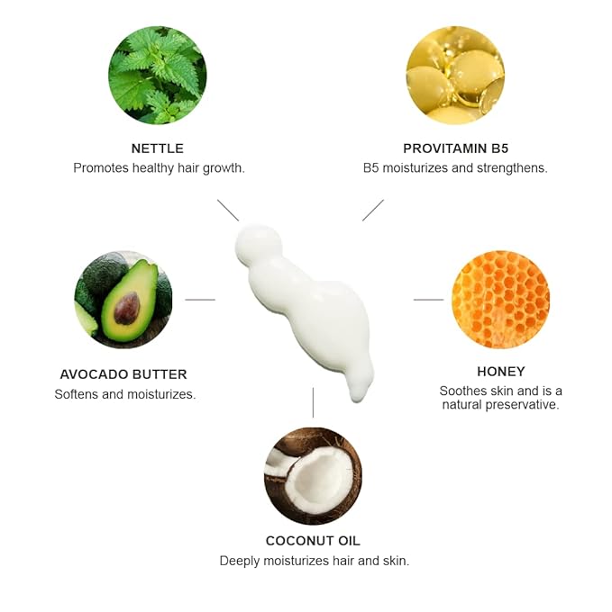 100% PURE Honey & Virgin Coconut Restorative Conditioner Moisturizer & Repair Replenishing Nutrient Boost for Dry Damaged Hair, Promotes Healthy Growth for Women & Men - Sulfate Free - 13 Fl Oz-GlimoraGlow