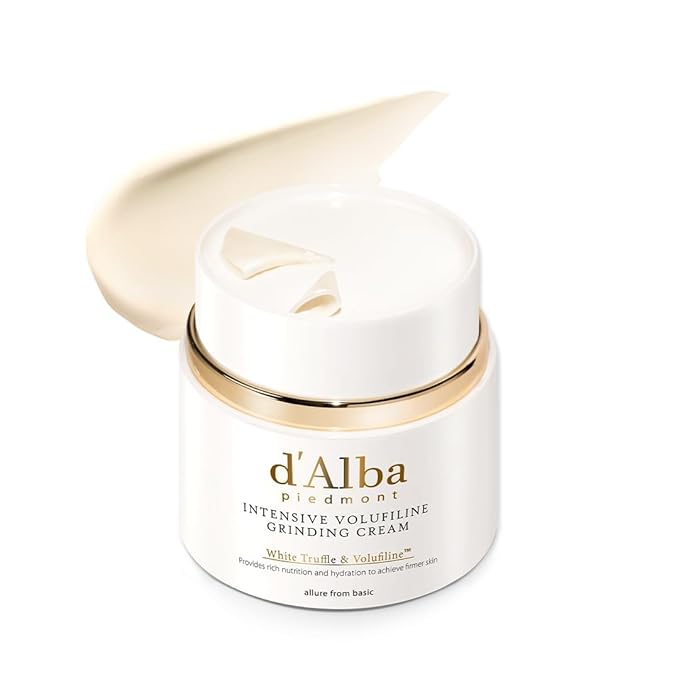 d'alba Piedmont Italian White Truffle Intensive Grinding Cream, Volufiline 50,000ppm, elasticity care and nourishment, Korean Skin Care-GlimoraGlow
