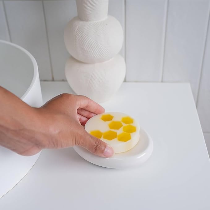 ANIHANA Handcrafted Natural Soap with Coconut Oil, Gentle Cleansing, Paraben Free, Refreshing Manuka Honey & Goat Milk Scent, 4.23 oz-GlimoraGlow