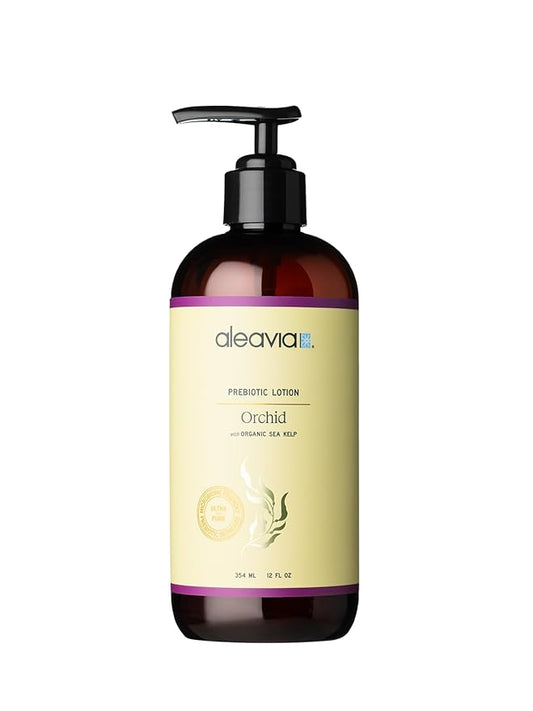 Aleavia Orchid Prebiotic Body Lotion – Lightly Scented, All-Natural Moisturizing Body Lotion with Organic Essential Oils for Soft, Smooth Skin – 12 Oz-GlimoraGlow