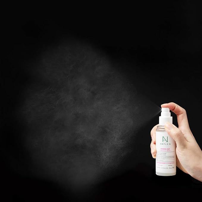 CORÉANA AMPLE:N Ceramide Shot Ampoule Mist - Hydrating Face Spray to Strengthen Skin Barrier – Moisturizing and Skin Repairing Face Ampoule Mist to Restore Vitality, 2.7 fl.oz.-GlimoraGlow