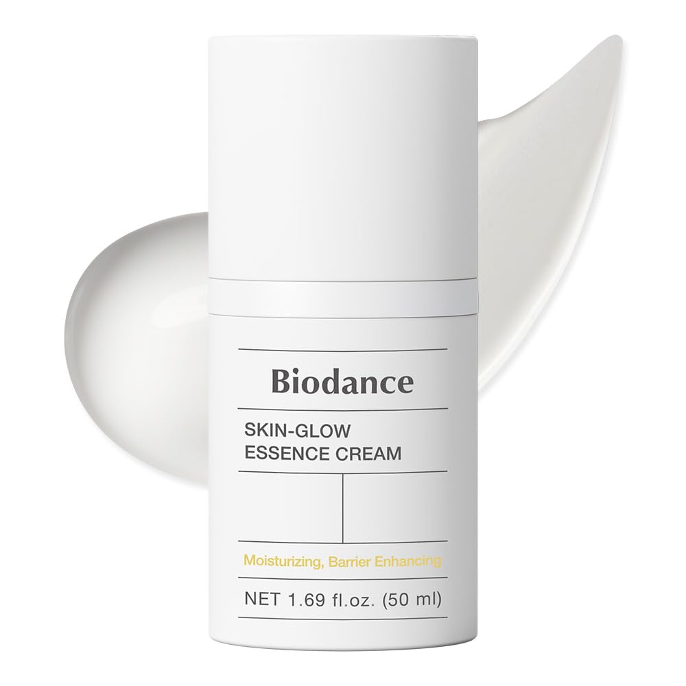BIODANCE Skin-Glow Essence Cream, Moisturizing, Anti-Aging, Hyaluronic Acid & Ceramide Facial Moisturizer, Korean Skincare | 1.69 fl.oz, 50ml-GlimoraGlow