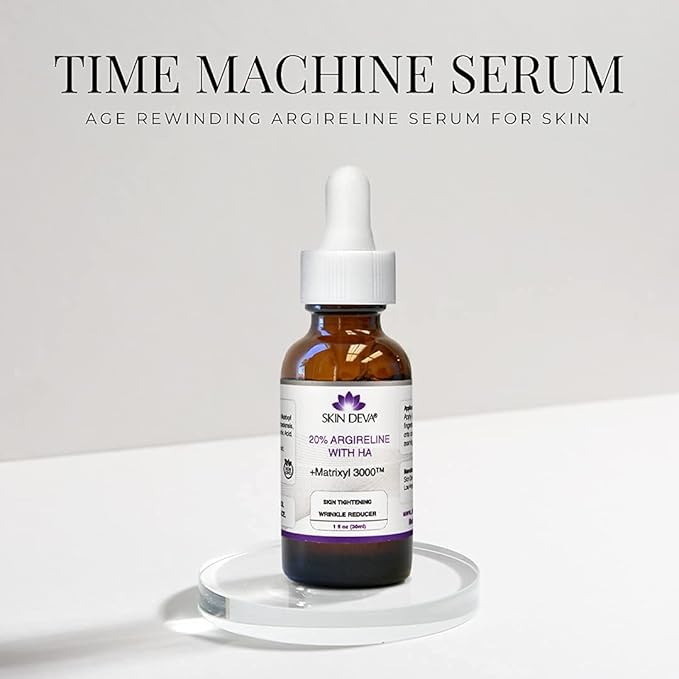 SKIN DEVA 20% Argireline Serum with Matrixyl 3000 Pure Hyaluronic Acid Serum For Face Deep Wrinkle Reducer Anti Aging Tones Skin and Stimulates Collagen Peptides Serum For Face-GlimoraGlow