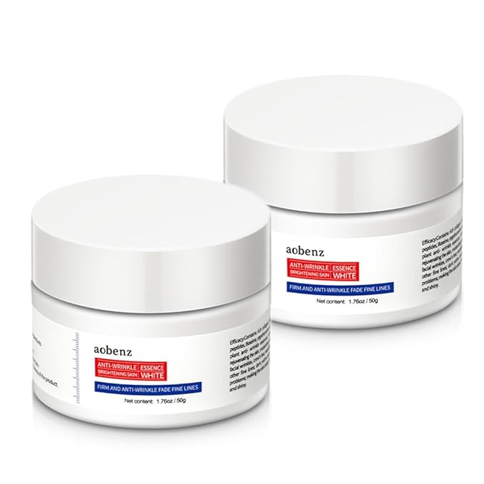 SINPIN aobenz Anti Aging Moisturizer Face Cream for Women & Men - Night Cream for Face & Neck | All Skin Types | Niacinamide + Hyaluronic Acid | Firming, Tightening, Anti Wrinkle, 1.76FL (2PCS)-GlimoraGlow