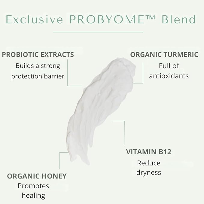 Yobee Body & Face Moisturizing Cream for Dry, Sensitive Skin | Probiotic extracts, Honey, Turmeric, Vitamin B12, Ceramides, Shea Butter | Fragrance Free | For Kids & Adults (3)-GlimoraGlow