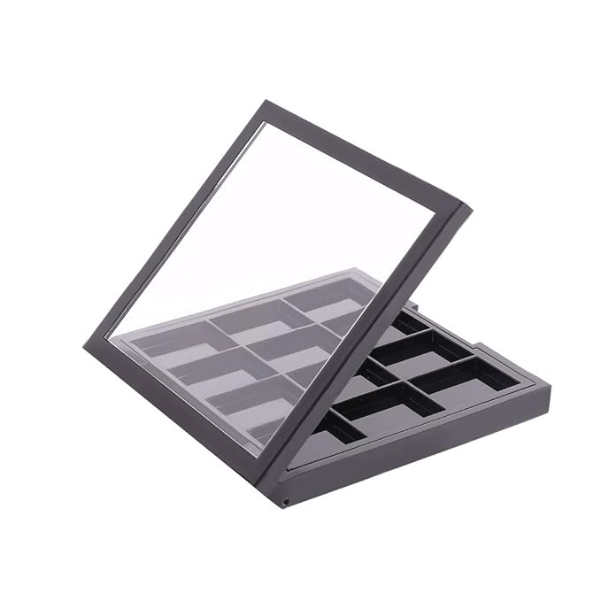 12 Grids Empty Eyeshadow Palette DIY Eyeshadow Makeup Palette Lipstick Container Empty Makeup Storage Box for Blush Lipstick-GlimoraGlow