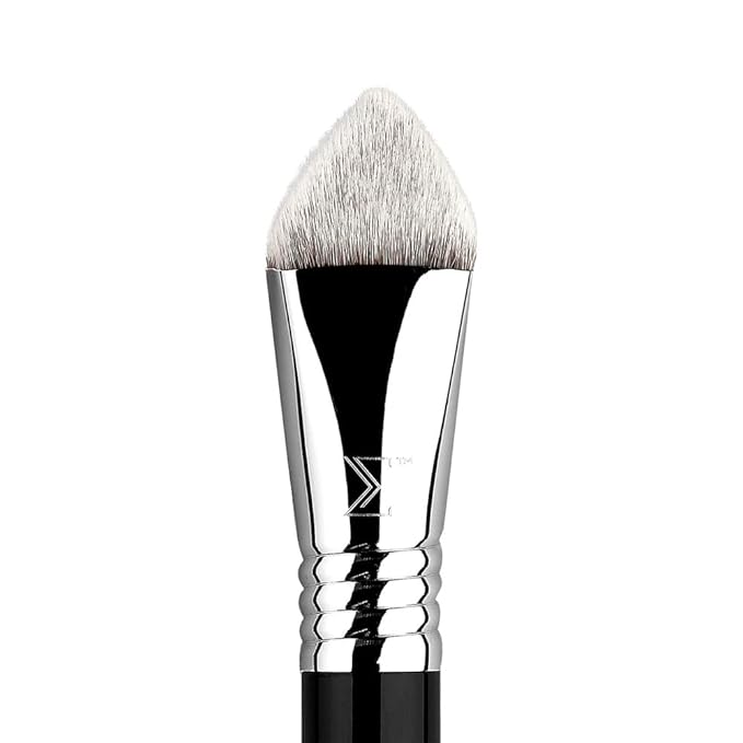 Sigma Beauty 4DHD Kabuki Brush – Pyramid-Shaped Kabuki Makeup Brush for Blending Concealer and Powder on Spots, Scars, Crevices and Under Eye - Offers Precise Application & Detailed Coverage-GlimoraGlow