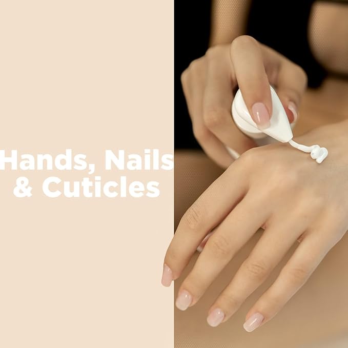 Hydrating Lotion for Dry Hands, Nails, and Cuticles, 8.5 fl. oz., Daily Moisturizing Skincare for Soft, Sensitive Skin with Shea Butter and Ceramides-GlimoraGlow