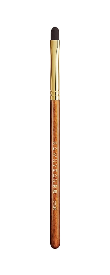 Desert Oak Series Pixel-Precise Detail Concealer Brush - Micro Teardrop Head for Acne Scars & Dark Spots, Sustainable Bubinga Handle (CM 195)-GlimoraGlow