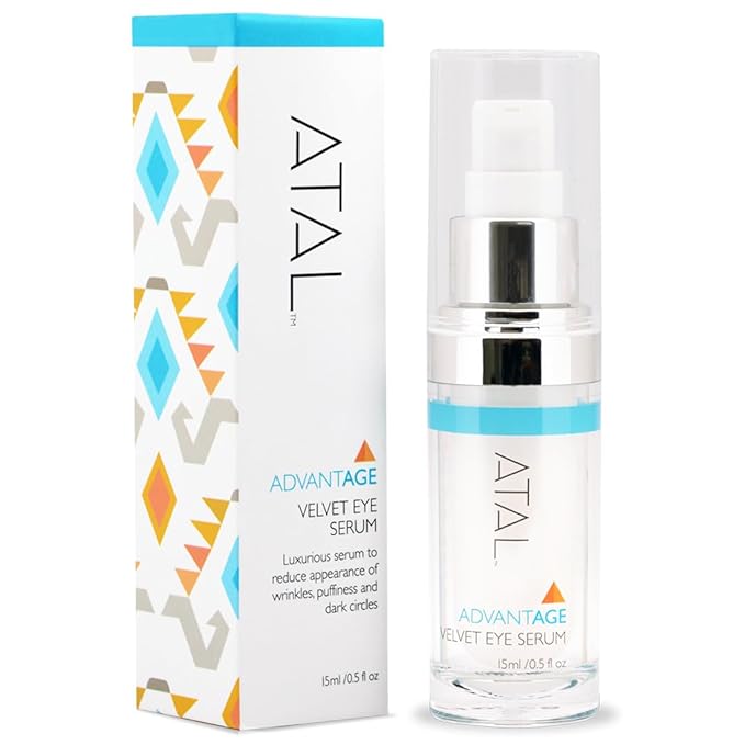 – Advantage Velvet Eye Serum, Reduce Eye Puffiness, Dark Circles, Anti Aging Eye Cream, Firms, Hydrated, Haloxyl, Eyeliss, Matrixyl 3000, Hyaluronic Acid, Non Greasy, Fragrance Free (0.5 oz.)-GlimoraGlow