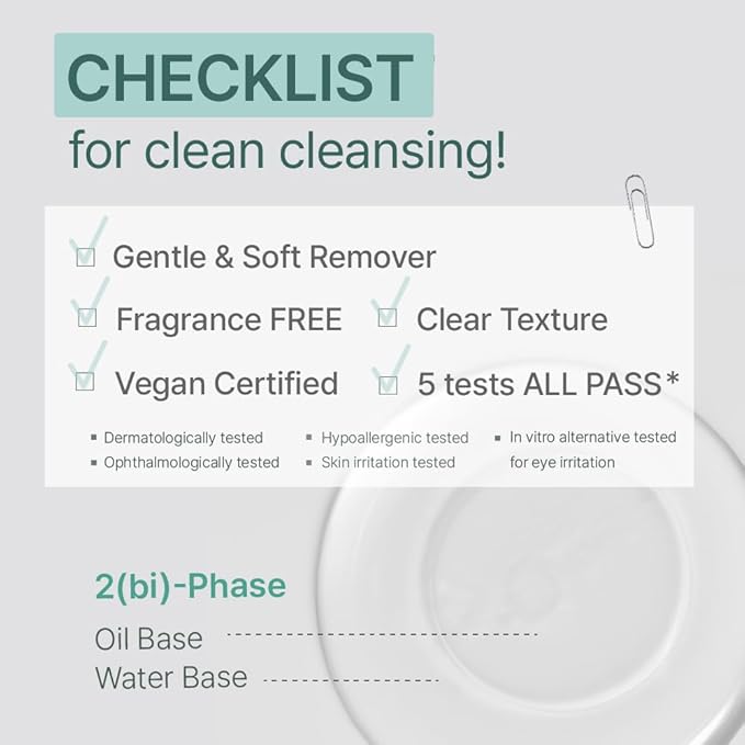 Illiyoon Gentle Deep Eye Makeup Remover | for Waterproof Mascara, Lipstick, Eyeliner, Non-Greasy 2-Phase Oil & Water Formula, Ophthalmologist Tested, Vegan, Korean Skin Care, 4.73 fl.oz.-GlimoraGlow