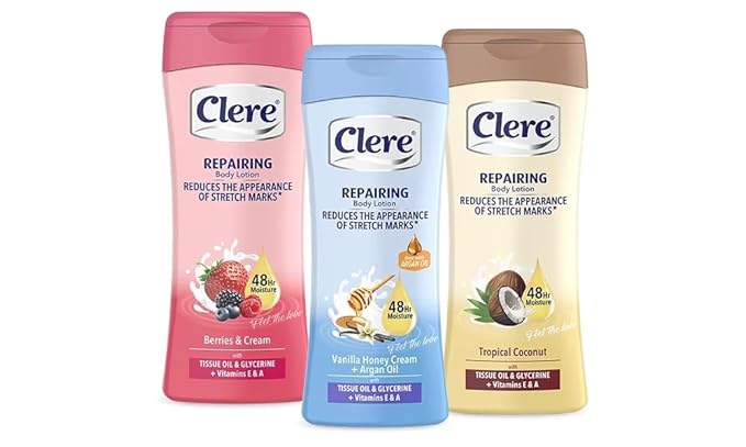 CLERE Body Lotion - Berries & Cream - 400mL-GlimoraGlow