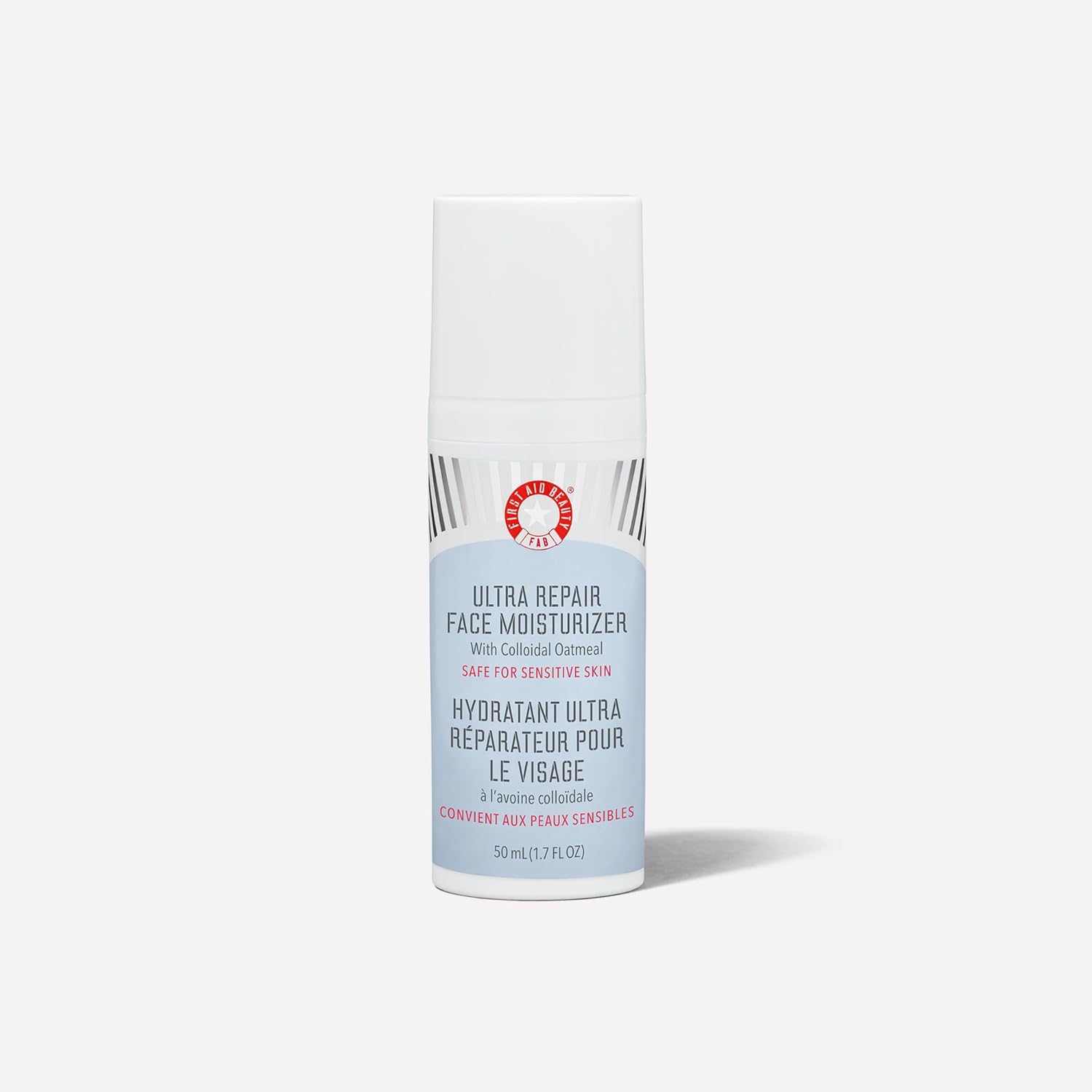 First Aid Beauty - Ultra Repair Face Moisturizer, Soothing Face Colloidal Oatmeal, Everyday Lightweight Non-Comedogenic Formula Helps Soften Skin with Ceramides and Shea Butter, 1.7 oz-GlimoraGlow