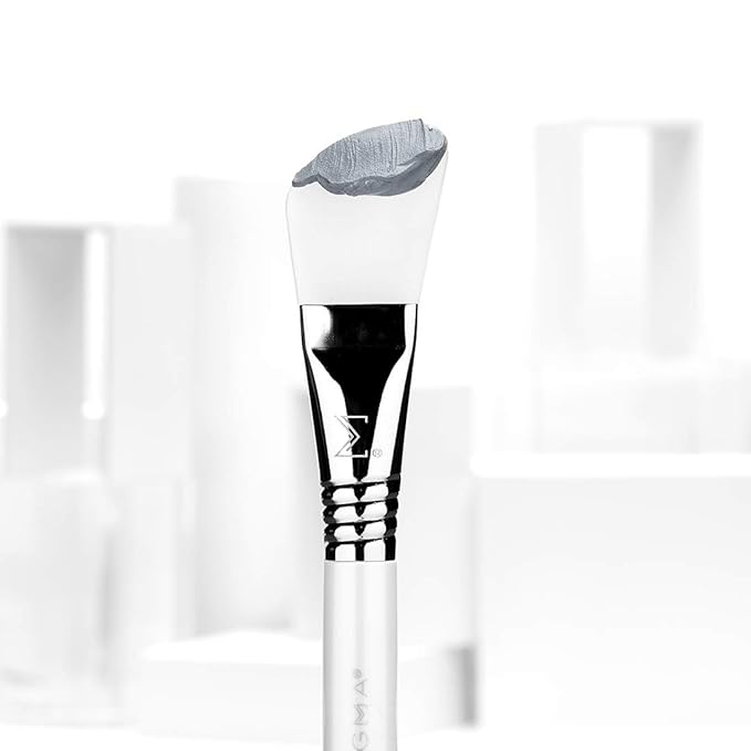 Sigma Beauty S01 Clay/Mud Mask Skincare Brush – Silicone Skincare Tool for Applying Skincare Products to Face and Skin, Face Mask Brush Applicator for Mud and Clay Masks (1 Pc)-GlimoraGlow