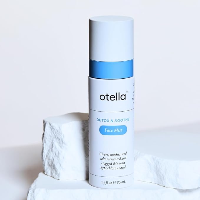 Detox & Soothe Face Mist with Hypochlorous Acid | Reduces Redness & Breakouts | pH Balance & Skin Cleansing for Active Lifestyles | TSA Approved, 2.7 oz | Clean Ingredients-GlimoraGlow