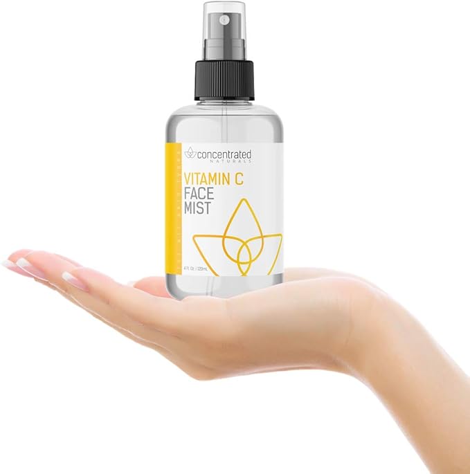 Vitamin C Glow Hydrating Anti-Aging Face Mist w/Actives | Vita C, Niacinamide, Collagen, Peptides and Retinol | Refreshes & Brightens Complexion | 4 fl oz, 120 ml-GlimoraGlow