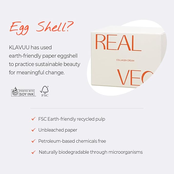 KLAVUU Real Vegan Collagen Cream - Enhances Skin Elasticity, Providing Deep Hydration to Dry Skin for a Radiant, Youthful Glow-GlimoraGlow