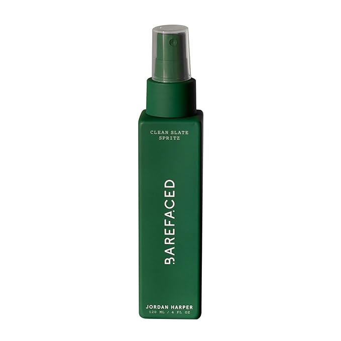 Barefaced Clean Slate Spritz 4 Fl Oz - Hypochlorous Acid Mist for Face & Body, Cleanses Skin on the Go, Setting Spray For Makeup, Boosts Hydration, Reduces Redness, and Soothes Sensitive Skin-GlimoraGlow