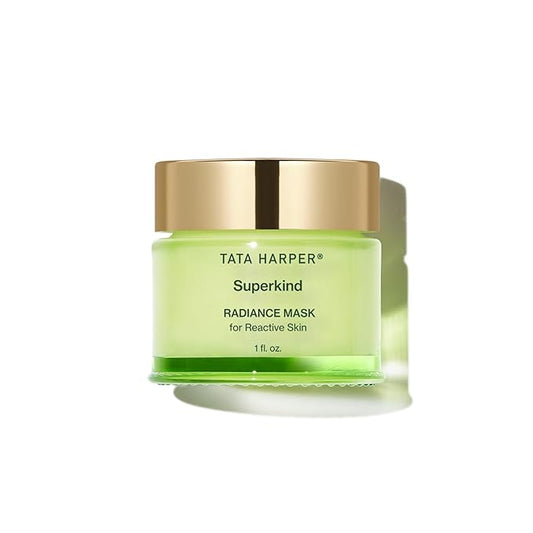 Tata Harper Superkind Radiance Mask, Gentle Glow Mask for Sensitive Skin, Skin Barrier Support, Hypoallergenic Skincare, Fragrance Free, Natural Skincare, Dermatologist Tested, Vegan, 30ml-GlimoraGlow