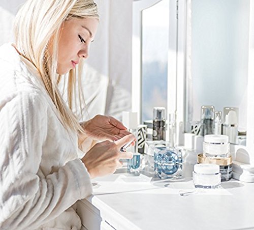 Forever Flawless Diamond Infused Eye Serum. Blue Diamond Eye Serum Formulated to Diminish Puffiness, Bags, Dark Circles, Wrinkles, and Fine-Lines around the Eyes.-GlimoraGlow