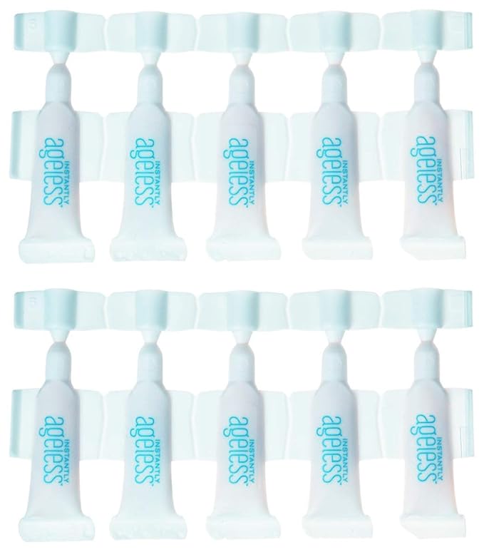 Instantly Ageless Facelift - Instant Eye Bag Remover Puffiness - 10 Vials - Instant Under Eye Bags Remover - Wrinkle Tightener - Instant Wrinkle Remover for Face Instant Lift-GlimoraGlow