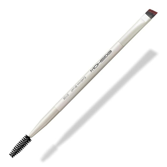 Eyebrow Brush, Dual-ended Angled Eyebrow Brush for Brows or Lashes D108 - Black-GlimoraGlow