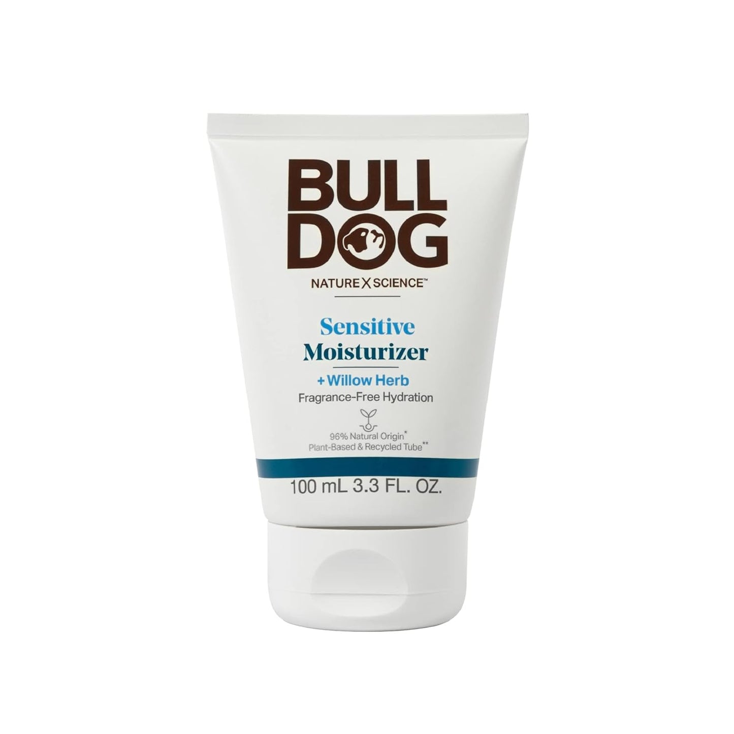 BULLDOG Mens Skincare and Grooming Face Moisturizer Fragrance Free, Sensitive, 3.3 Fluid Ounce-GlimoraGlow
