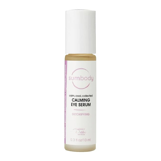 Natural Peptide Energizing + Eye Serum Reduces Puffiness, Fine Lines & Under Eye Bags Hydrating fragrance free Under Eye Treatment Roller ball massage, age-defying eye cream-GlimoraGlow