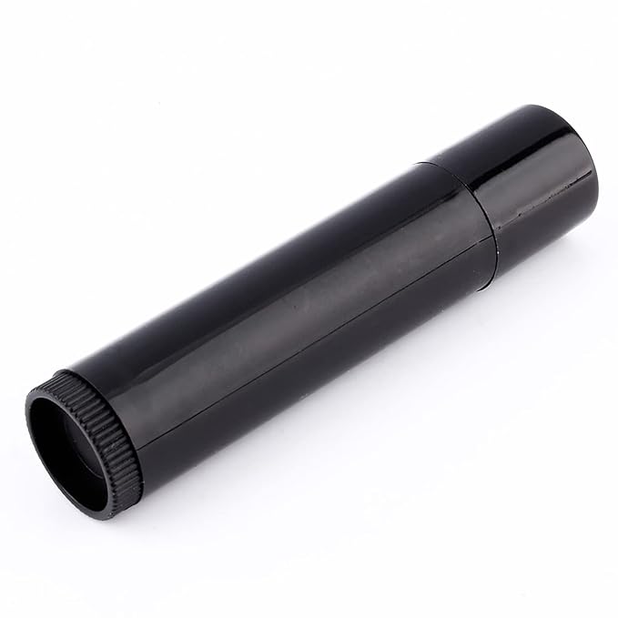 100PCS 5ml Chapstick Containers,Empty Lip Balm Tubes Empty Chapstick Tubes Clear Black White Empty Lipstick Lip Balm Container Tube-GlimoraGlow