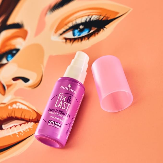 essence | Fix & Last Keep It Perfect Makeup Fixing Spray | Weightless, All-Day Setting | Vegan & Cruelty Free-GlimoraGlow