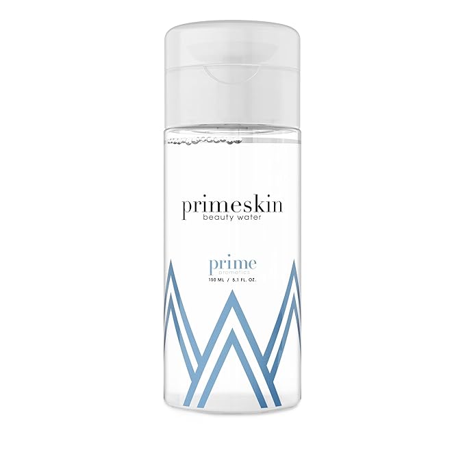 PrimeSkin Beauty Water – Deeply Hydrating Pro-Age Make-Up Remover for Mature Women – Clean, One Swipe – for All Skin Types – pH balanced, Hypoallergenic-GlimoraGlow