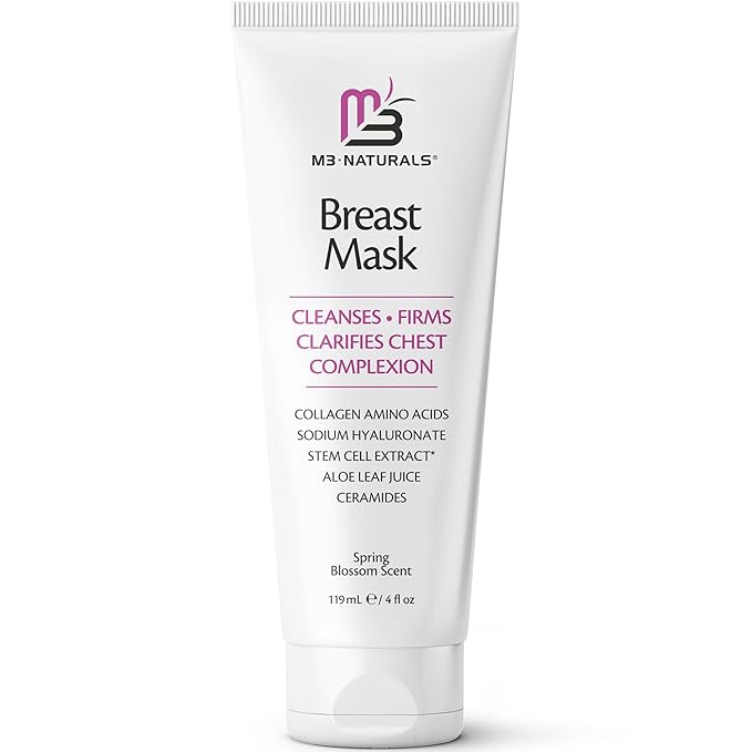 Moisturizing Breast Enhancement Cream for Women - Breast Firming and Lifting Cream with Collagen and Ceramides - Clarifying Neck and Breast Enhancer Cream for Wrinkles and Dry Skin-GlimoraGlow