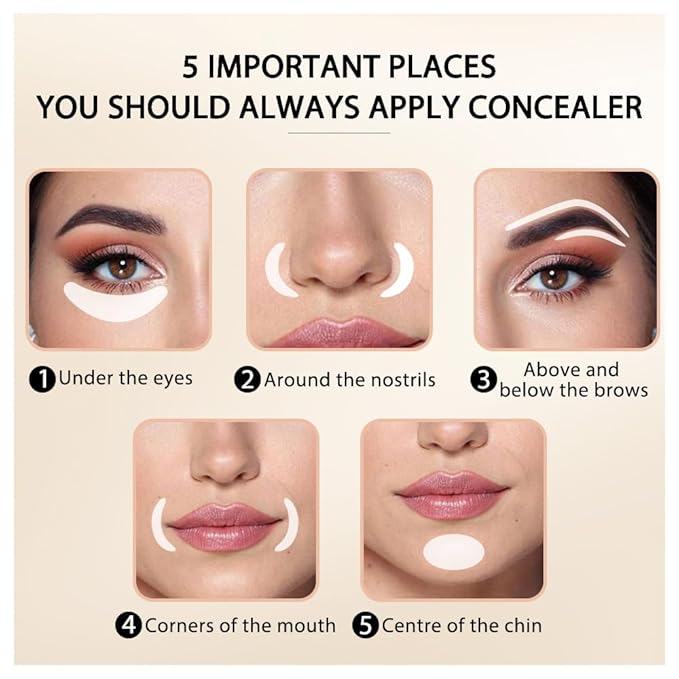 1 Pack Matte Oil Free Concealer Foundation Cream,Professional Make-up Base Facial Matte Full Coverage Liquid Tattoo Concealer Hide Foundation Primer Makeup.Long-Lasting-1 Fl.Oz (06 TAN)-GlimoraGlow