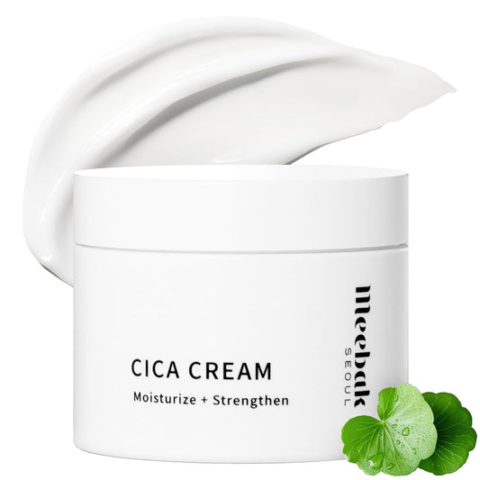 Meebak Cica Cream | Daily Repair Moisturizer with Niacinamide, Ceramide, & Retinol | Deep Hydration & Soothing | Locks in Moisture | Suitable for Sensitive Skin-GlimoraGlow