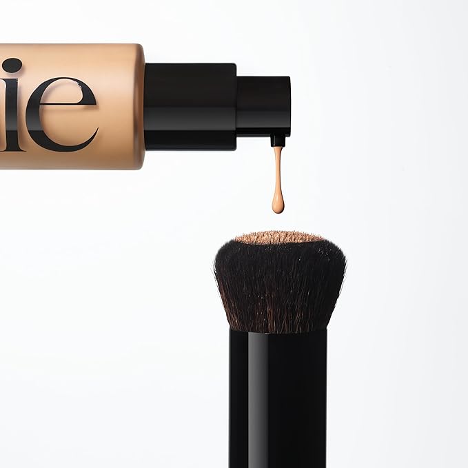 Saie The Base Foundation Brush for Liquid Makeup - Ultra-Soft Makeup Brush with Cruelty-Free, Synthetic Bristles - Designed for Foundation, Skin Tints & Cream Bronzers (1 Count)-GlimoraGlow
