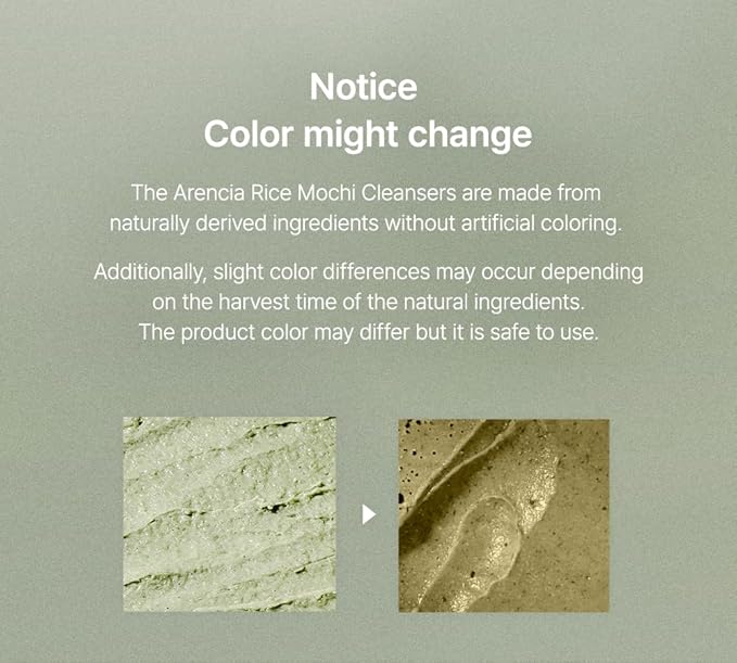 Korean Rice Mochi Face Cleanser - Face Mask, Foaming Cleanser, Gentle Scrub All in One - Deep Cleansing, Moisturizing, Pore Minimizing, Removing Blackhead- with Rice Water & Green Tea, Mugwort-GlimoraGlow